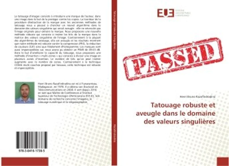 Tatouage robuste et aveugle dans le domaine des valeurs singulieres