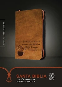 Santa Biblia NTV, Edición compacta, Café latté (SentiPiel)