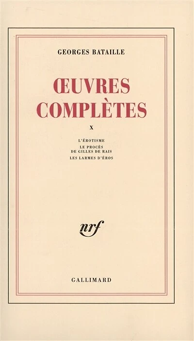 Oeuvres complètes, Vol. 10