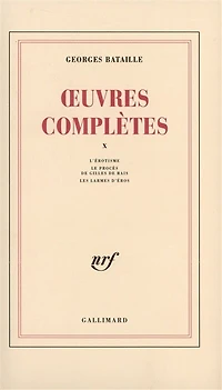 Oeuvres complètes, Vol. 10
