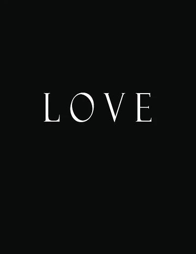 Love: Decorative Book to Stack Together on Coffee Tables, Bookshelves and Interior Design - Add Bookish Charm Decor to Your Home - Stack Deco Books together to create Your unique Fashion Design style - Love