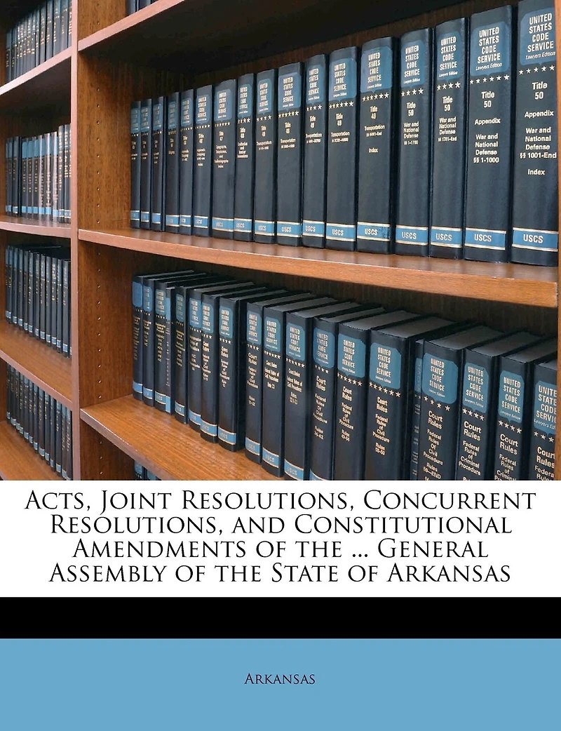 Acts, Joint Resolutions, Concurrent Resolutions