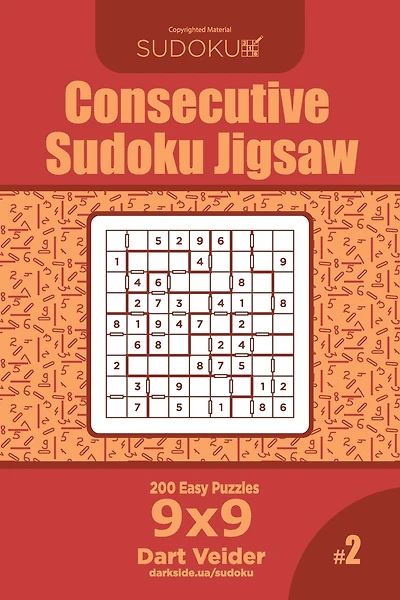 Consecutive Sudoku Jigsaw - 200 Easy Puzzles 9x9 (Volume 2)