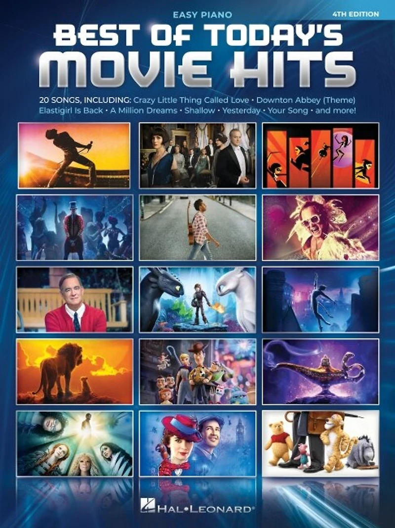 Best of Today's Movie Hits Easy Piano Songbook