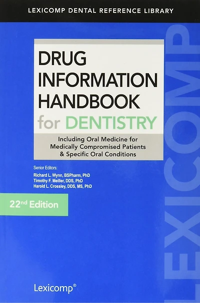 Drug Information Handbook For Dentistry