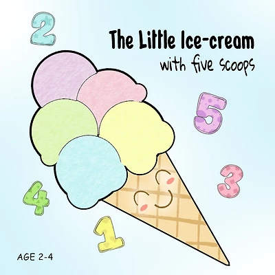 Little Ice cream: with five scoops