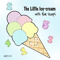 Little Ice cream: with five scoops