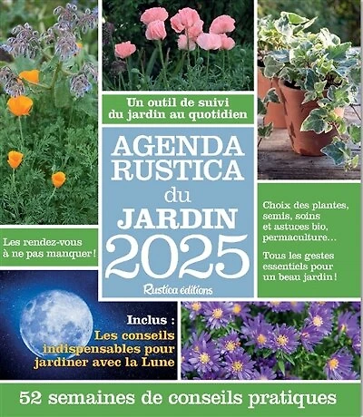 Agenda Rustica du jardin 2026: un outil de suivi potager au quotidien