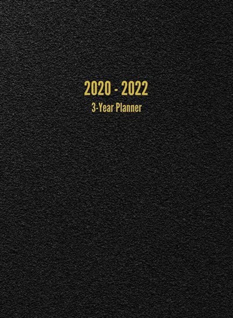 2019 - 2021 3-Year Planner: 36-Month Calendar (Black)