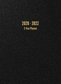 2019 - 2021 3-Year Planner: 36-Month Calendar (Black)