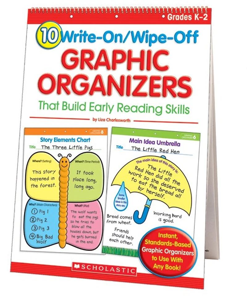 10 Write-On/Wipe-Off Graphic Organizers That Build Early Reading Skills