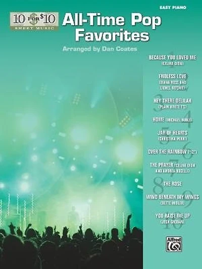 10 For 10 Sheet Music All-time Pop Favorites: Piano Solos