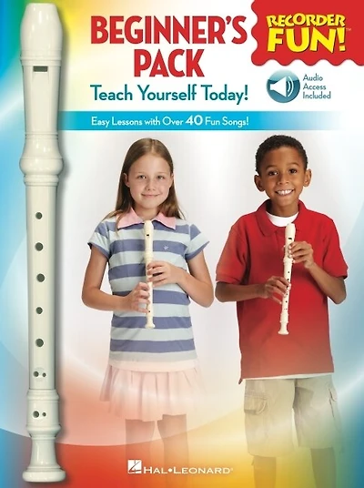 Recorder Fun! Beginner's Pack: Teach Yourself Today - Easy Lessons With Over 40 Fun Songs!