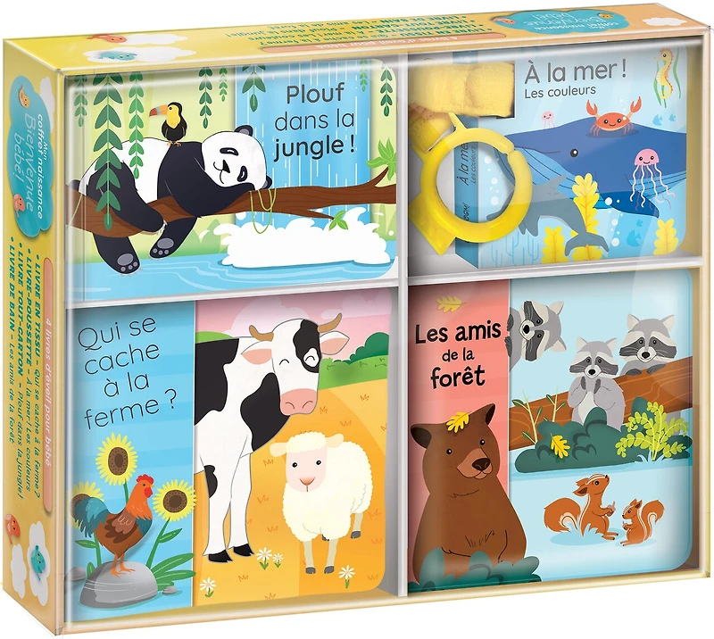 Mon coffret naissance: 4 livres d'éveil pour bébé