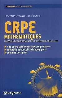 CRPE mathématiques: concours de recrutement des professeurs des écoles