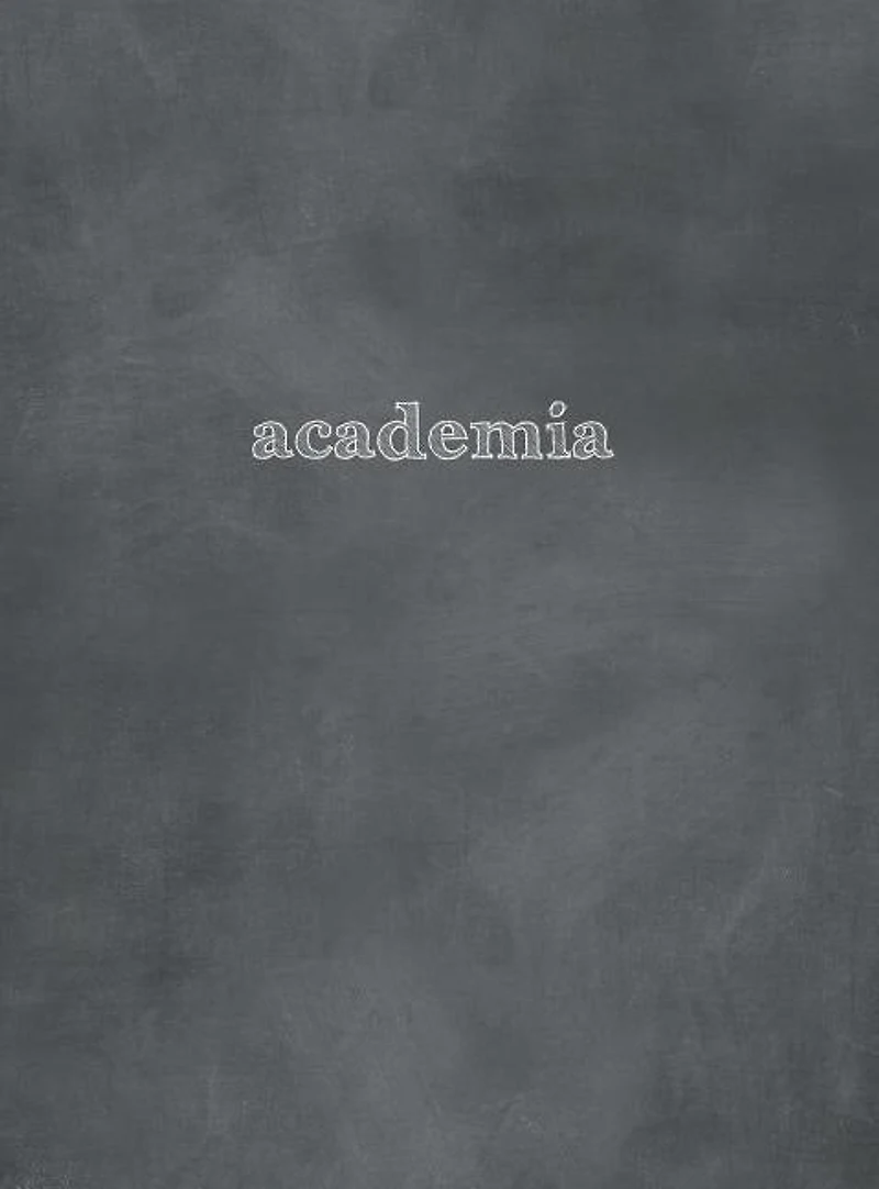 ACADEMIA 2018-2019 Monday start: 8.5x11 academic planner chalkboard cover