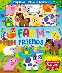 Farm Friends Wooden Animals Activity Book