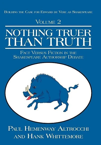 NOTHING TRUER THAN TRUTH: Fact Versus Fiction the Shakespeare Authorship Debate