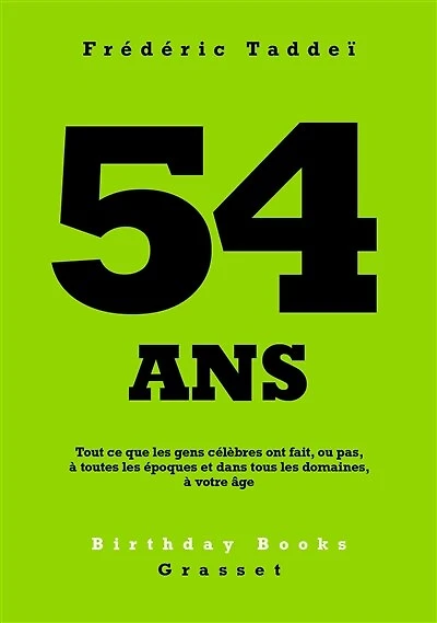 54 ans : tout ce que les gens célèbres ont fait, ou pas, à toutes époques et dans tous domaines, votre âge: âge