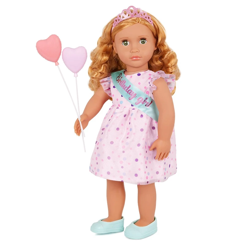 Our Generation Doll with Frilly Party Dress & Shoes, Esme