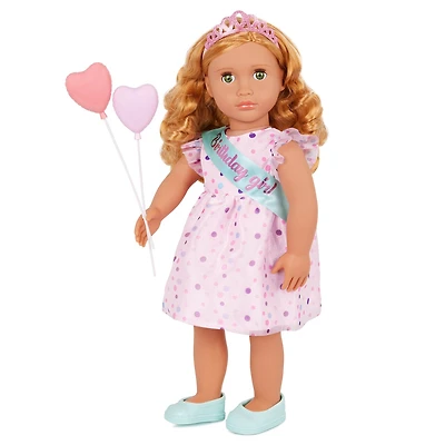 Our Generation Doll with Frilly Party Dress & Shoes, Esme