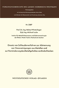 Einsatz von Schleuderverfahren zur Abtrennung von Verunreinigungen aus Metallen und zur Verminderung des Metallgehaltes von Endschlacken