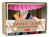 Japanese Geisha Note Cards: 12 Blank Note Cards & Envelopes (6 x 4 inch cards in a box)