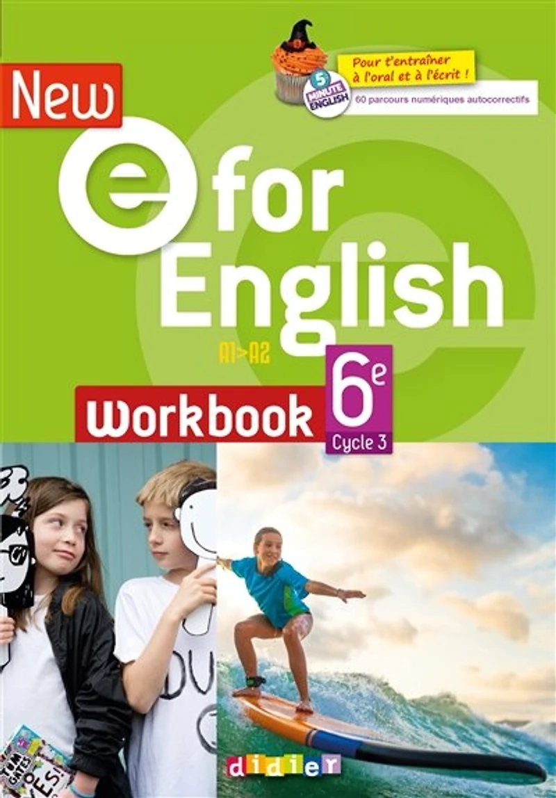 E for English 6e, A1-A1+: workbook