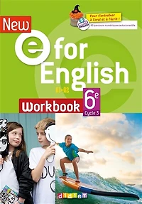 E for English 6e, A1-A1+: workbook