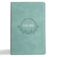 KJV Large Print Personal Reference Bible, Earthen SuedeSoft LeatherTouch