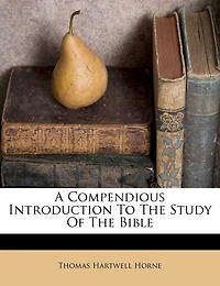 A Compendious Introduction To The Study Of Bible