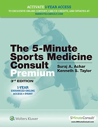 5 Minute Sports Medicine Consult: Print + eBook with Multimedia