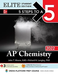 5 Steps To A 5: Ap Chemistry 2022 Elite Student Edition