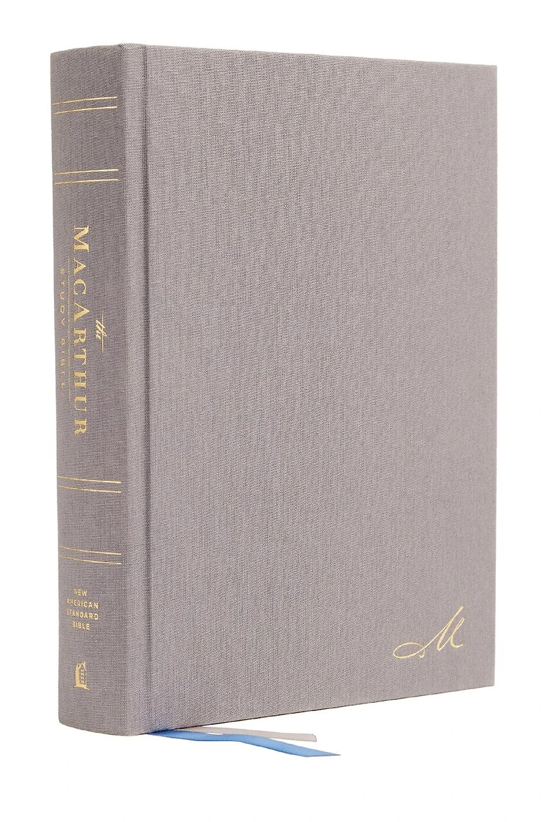 NASB, MacArthur Study Bible, Gray Hardcover, 1995 Text, Comfort Print: Unleashing God's Truth One Verse at a Time (Holy New American Standard Bible)