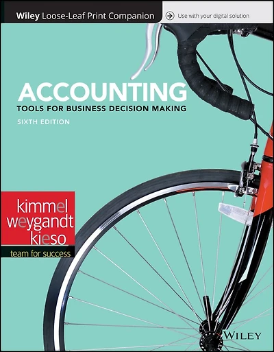 Accounting: Tools For Business Decision Making