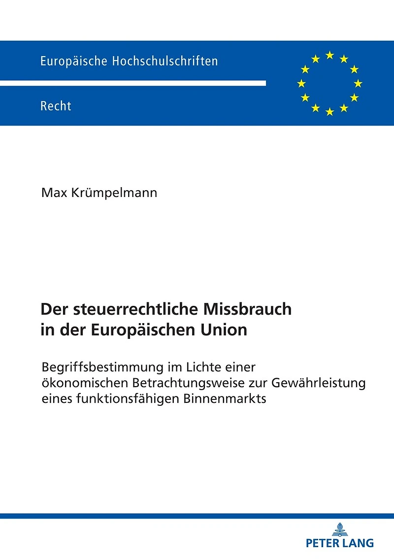 der steuerrechtliche Missbrauch Europaeischen Union