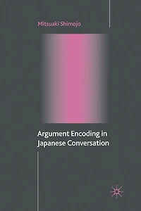 Argument Encoding Japanese Conversation