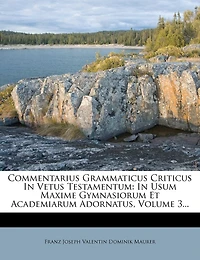 Commentarius Grammaticus Criticus In Vetus Testamentum: In Usum Maxime Gymnasiorum Et Academiarum Adornatus, Volume 3...