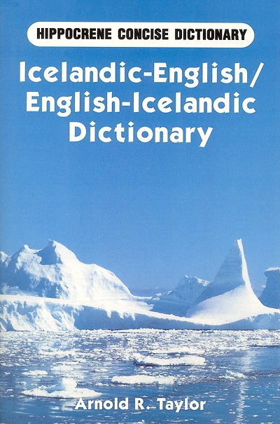 Icelandic-english/english-icelandic Concise Dictionary