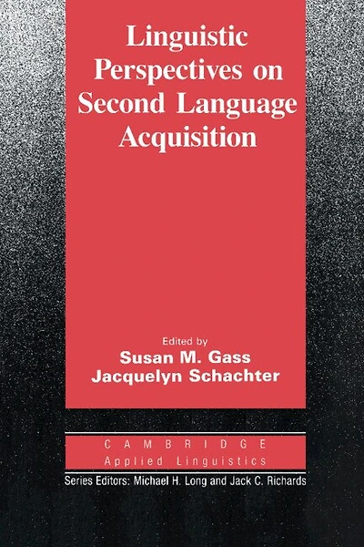 Linguistic Perspectives On Second Language Acquisition