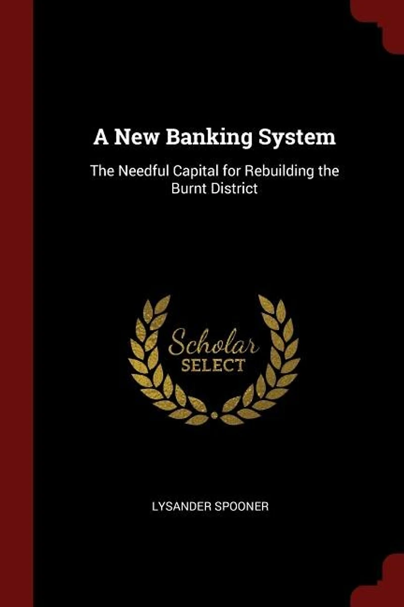 A New Banking System: The Needful Capital for Rebuilding the Burnt District
