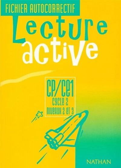 Lecture active CP-CE1, cycle 2, niveaux 2 et 3: fichier autocorrectif