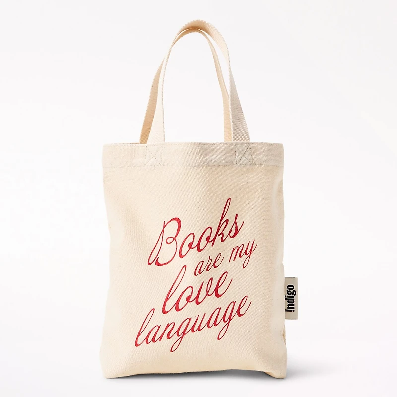 Mini Organic Canvas Tote Bag, Embroidery Florals