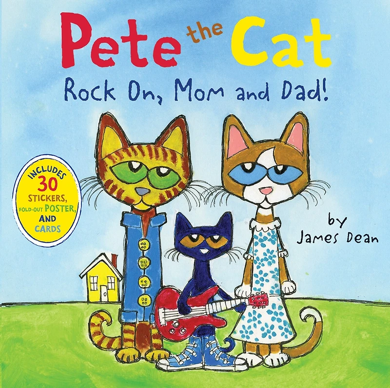 Pete the Cat: Rock On, Mom and Dad!: A Father's Day Gift Book From Kids
