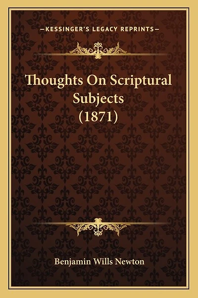 Thoughts On Scriptural Subjects (1871)