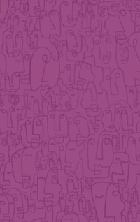 Faces Dotted Notebook (purple)