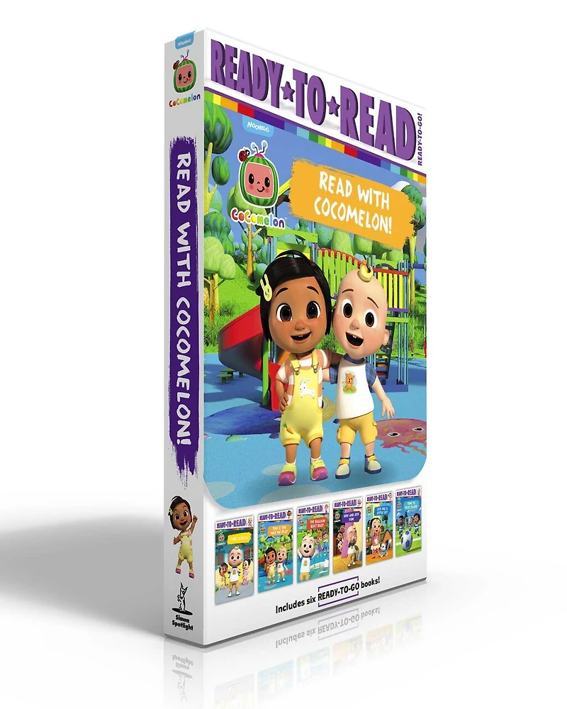 Read with CoComelon! (Boxed Set): I Like School!; This Is the Way We Play; The Balloon Boat Race!; Hide-and-Seek Fun!; Cece Has a Little Cat; Time to Play Soccer!