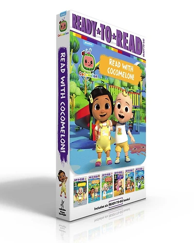 Read with CoComelon! (Boxed Set): I Like School!; This Is the Way We Play; The Balloon Boat Race!; Hide-and-Seek Fun!; Cece Has a Little Cat; Time to Play Soccer!