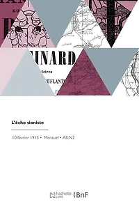 L'Écho Sioniste: Organe d'Informations Sionistes