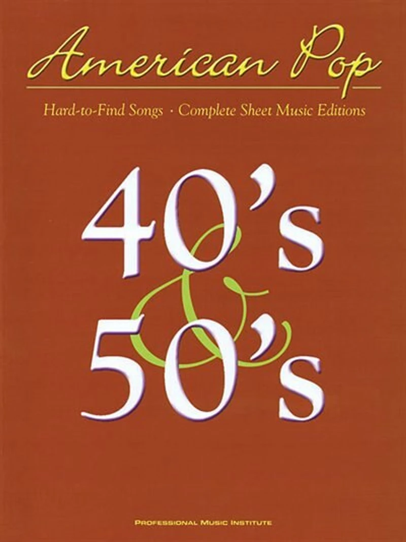 American Pop - 40s and 50s Hard to Find Songs